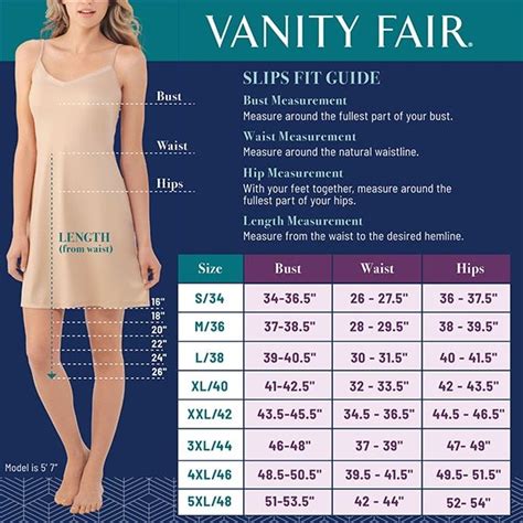 vanity fair sizing|vanity fair underwear size chart.